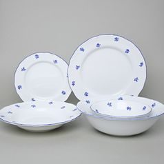 Dining set with bowls, Ophelie blue Hazenka, Nová Role Thun