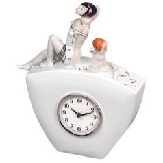 Kati Zorn, Clock Eros 18,5 x 6 x 22 cm, Aelteste Volkstedter