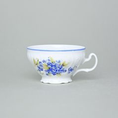 Cup tea 205 ml, Thun 1794 Carlsbad porcelain, BERNADOTTE Forget-me-not-flower