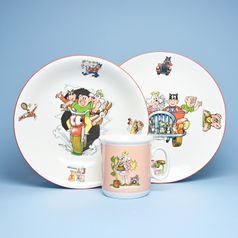 Children's set Ctyrlistek (Fifinka), Thun 1794 Carlsbad porcelain