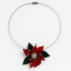Necklace – Christmas Star, Pačinek GLASS