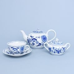 Tea set for 4 pers., Original Blue Onion Pattern