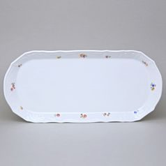 Tray square 37 cm, Thun 1794 Carlsbad porcelain, BERNADOTTE Hazenka