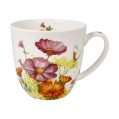 Cup Keep Blooming 500ml, Fine Bone China, Goebel
