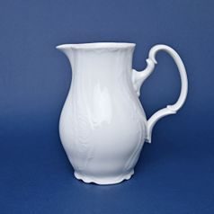 Creamer / Jug 1 l, Thun 1794 Carlsbad porcelain, Bernadotte white
