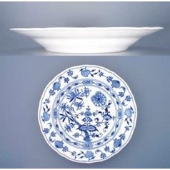 Dish round deep 34 cm, Original Blue Onion Pattern