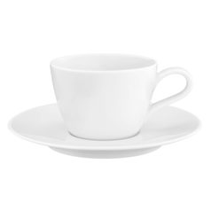 Cup 0,24 l coffee and saucer 16,5 cm, Life 00003, Seltmann Porcelain