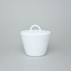 Cukřenka 0,2 l, Thun 1794, karlovarský porcelán, TOM bílý, nedekorovaný