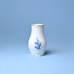 Vase 11,5 cm, Thun 1794 Carlsbad porcelain, BERNADOTTE blue rose