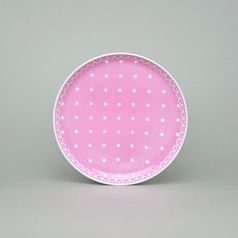 Tom 30357b0 pink: Plate dessert 19 cm, Thun 1794, karlovarský porcelán