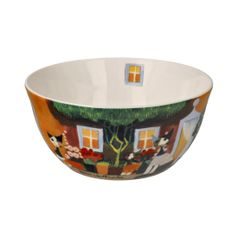 Miska Una bellissima giornata, 15 / 15 / 7 cm, jemný kostní porcelán, R. Wachtmeister, Kočky Goebel