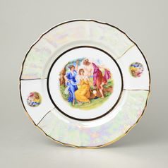 The Three Graces: Plate dining 25 cm, Thun 1794 Carlsbad porcelain, BERNADOTTE