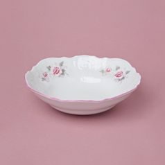 Růžová linka: Miska 19 cm, Thun 1794, karlovarský porcelán, BERNADOTTE růžičky