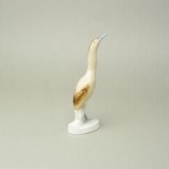 Bukač - pták 19 cm, Luxor, Porcelánové figurky Duchcov