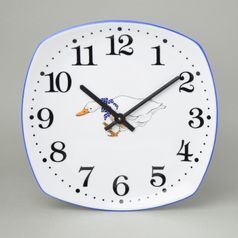 Wall clock GAMA 26 cm, Carlsbad, Goose decor