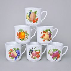 Hrnek Karel 270 ml, ovoce, 6 ks., Český porcelán a.s.