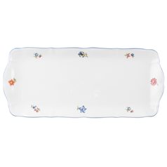 Platter 35 x 17,5 cm, Sonate 34032 flowers, Seltmann porcelain