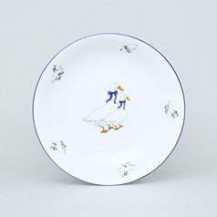 Coups husy, Talíř hluboký/miska 20 cm DĚTSKÁ, Thun 1794, karlovarský porcelán