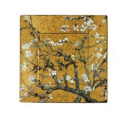 Bowl Almond Tree Gold 12 cm, Porcelain, V. van Gogh, Goebel Artis Orbis