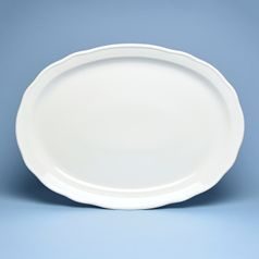 Oval Plate 35 cm, White Porcelain, Cesky porcelan a.s