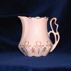 Mlékovka kávová 0,2 l, Lenka 247, Růžový porcelán z Chodova