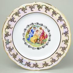 Dish round flat 31 cm (club plate), The Three Graces, Carlsbad