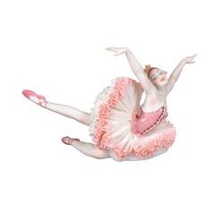 Ballerina with lace 23 x 16 x 15 cm, Kurt Steiner, Porcelain Figures Unterweissbacher