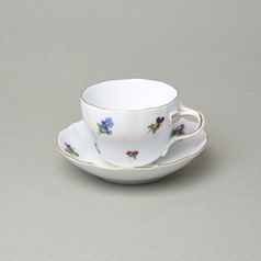 Šálek a podšálek A/2 + B, 170 ml / 14 cm, rakouská házenka