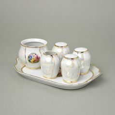 The Three Graces: Complementary set 6 pcs., Thun 1794 Carlsbad porcelain, Bernadotte