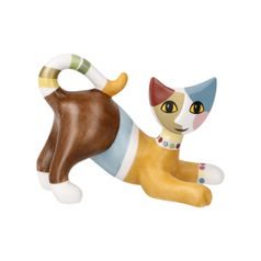 Figurine R. Wachtmeister - Cat Milena, 9 / 4,5 / 6,5 cm, Porcelain, Cats Goebel