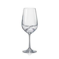 Turbulence 550 ml, red wine glass, 1 pcs., Bohemia Crystalex