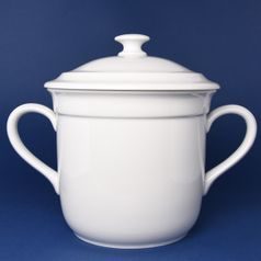 Mug Český w/2 handles 3 l + lid, white, Český porcelán a.s.