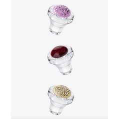 Set of 3 glass wine stoppers, Crystal Gifts and Decoration PRECIOSA