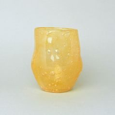 Colorful soda glass - YELLOW, Pačinek GLASS