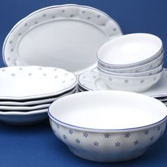 Jídelní sada pro 4 osoby 14-díl., Benedikt Valbella, G. Benedikt 1882