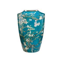 Vase V. van Gogh - Almond Tree Blue, 16 / 16 / 24 cm, Porcelain, Goebel