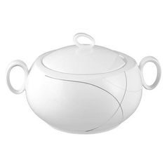 Covered vegetable 3,2 l, Trio 71381 Highline, Seltmann Porcelain