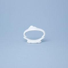 Frost no line: Napking ring, Thun 1794 Carlsbad porcelain, BERNADOTTE