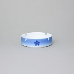 Ashtray PRAKTIK 10 cm, Thun 1794, karlovarský porcelán, BLUE CHERRY