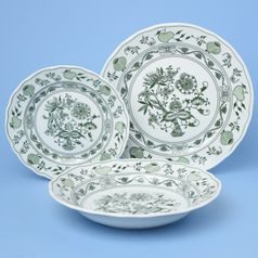 Plate set for 6 persons, Green Onion Pattern, Cesky porcelan a.s.