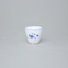 Liquere cup, Thun 1794 Carlsbad porcelain, BERNADOTTE Forget-me-not-flower