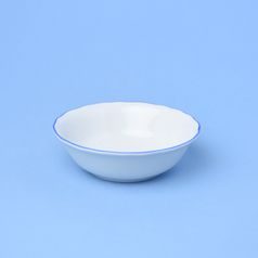 Miska 14 cm, bílý porcelán s modrou linkou, Český porcelán a.s.