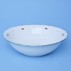 Mísa 26 cm, Verona červený kvítek + zelená, G. Benedikt 1882