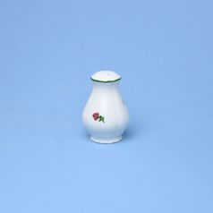 Shaker 7,5 cm - Salt, Verona red flowers + green, G. Benedikt 1882