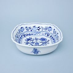 Salad bowl square 21 cm, Original Blue Onion Pattern