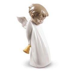 Shy Little Angel, 17 x 7 x 10 cm, NAO Porcelain Figures