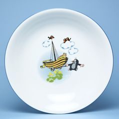Children bowl 19 cm "Mole and boat", Thun 1794 Carlsbad porcelain