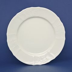 Plate dining 25 cm, Thun 1794 Carlsbad porcelain, BERNADOTTE ivory