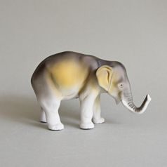 Elephant 20,5 x 7 x 12,5 cm, Porcelain Figures Duchcov