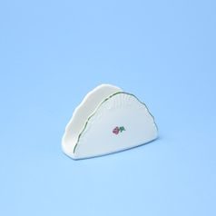 Napkin holder, Verona red flowers + green, G. Benedikt 1882